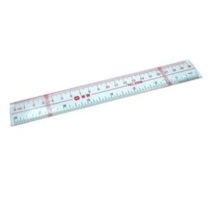 MW    8"  PLASTIC  RULER (20cm) 505841020