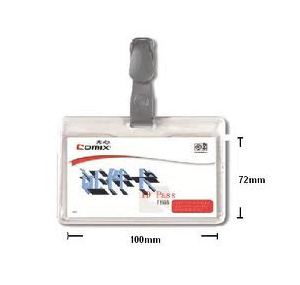 ( SPECIAL OFFER )COMIX T2555  SOFT NAME BADGE W/Clip  72 x 100mm 506025550