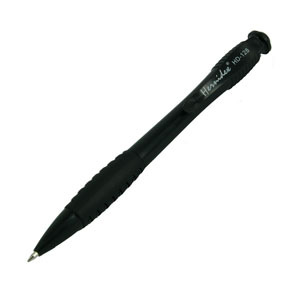 HERNIDEX HD-128 BALL PEN (LOCK) - BLACK  0.7mm 507032150