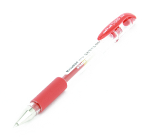 三菱 UM-151  防水雙珠啫喱筆 - 紅色  0.38mm 507375750