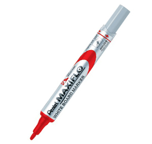 PENTEL MWL5S 幼咀後按式白板筆 - 紅色 507616750