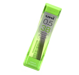 UNI 202ND PENCIL LEADS 0.5mm - 3B (40's) 507709430