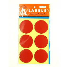 A-24  SEALING LABEL (52mm) 2-1/8"  24's 508230240