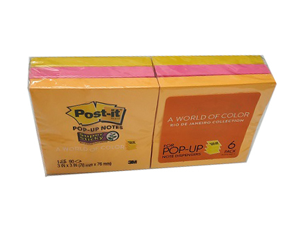 ( SPECIAL OFFER )3M  R330-6SSUC  POP UP NOTE (3" x 3") 508433071
