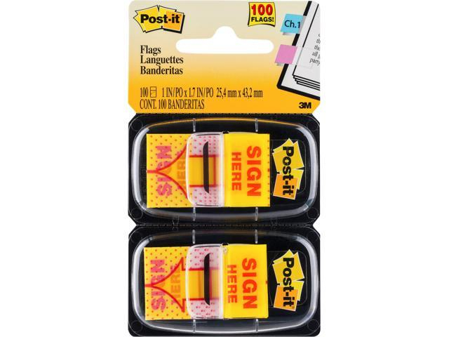 3M 680-SH2 抽取式旗仔 – SIGN HERE (2x50張裝) 508468092