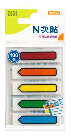 STICK'N 21464 五色可再貼箭標籤 (100張裝) 508484740