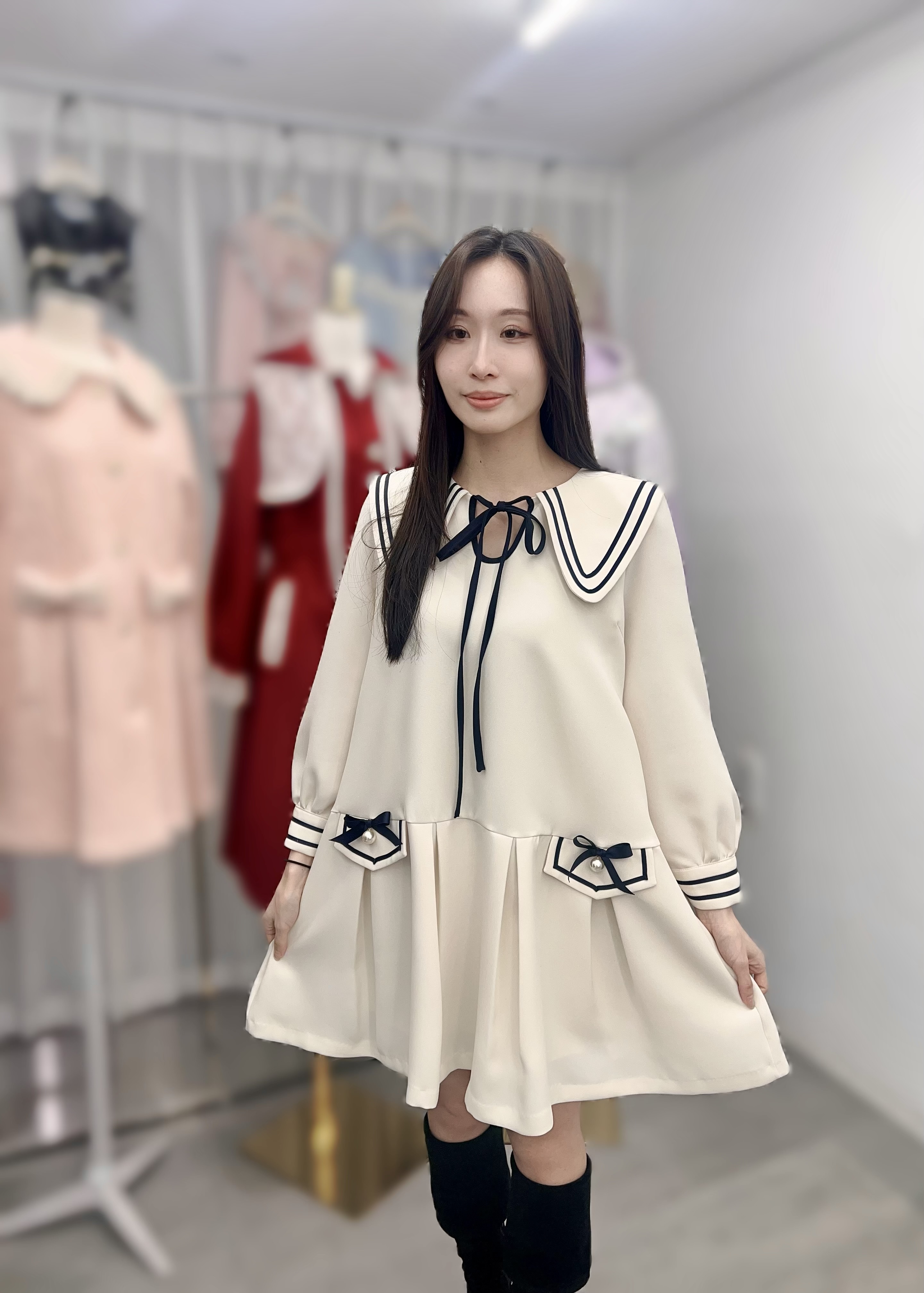 P22  胸42  腰46  HIP 66 長35 $599 (一口價)