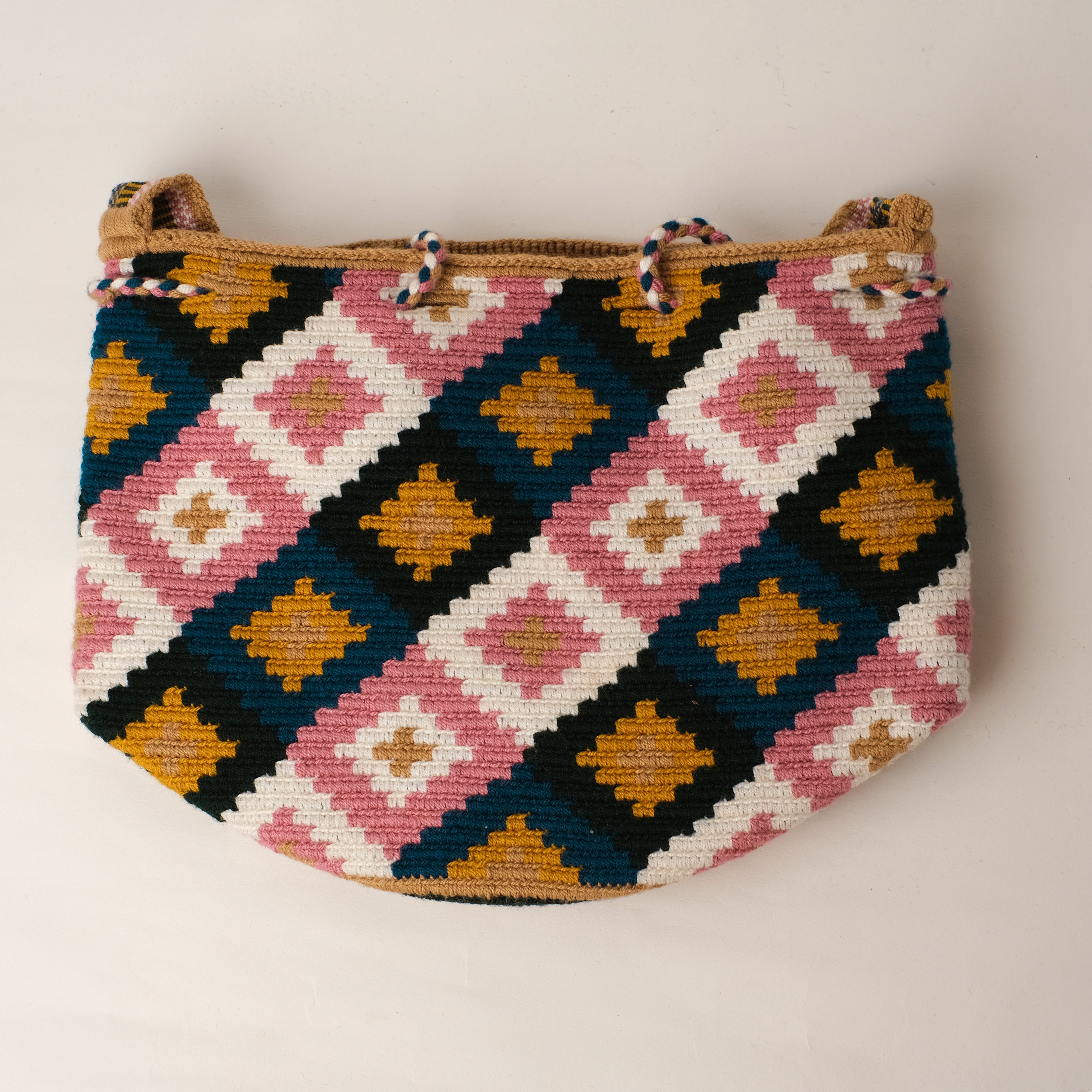 瓦尤編織包｜flor de cerezo - 中｜哥倫比亞