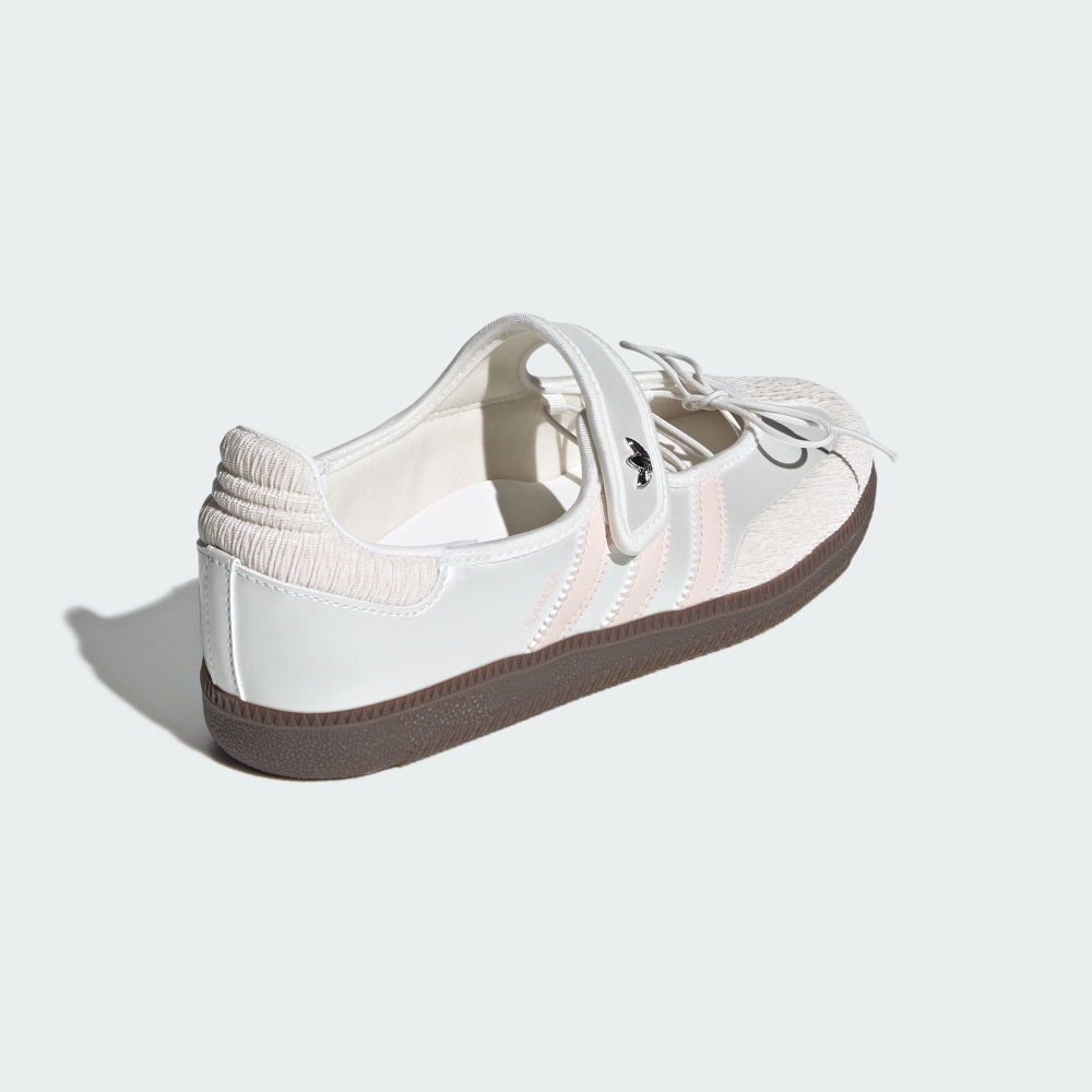 Adidas SAMBA JANE 白銀粉 魔鬼氈 瑪莉珍休閒鞋 JR4482