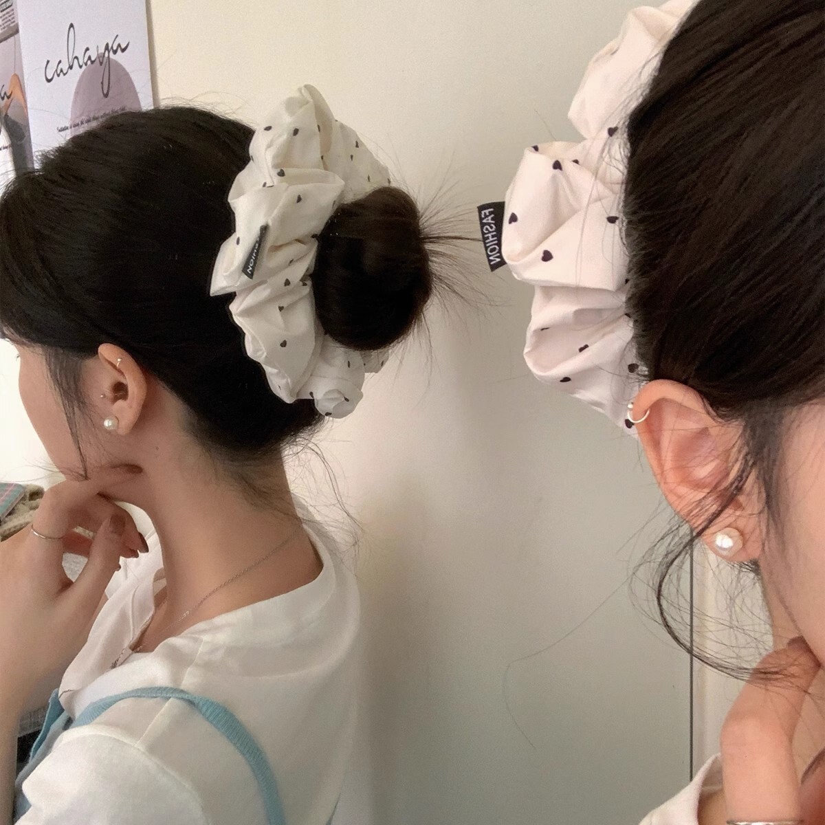 [3 FOR RM10] Fresh Polka Dot Scrunchies