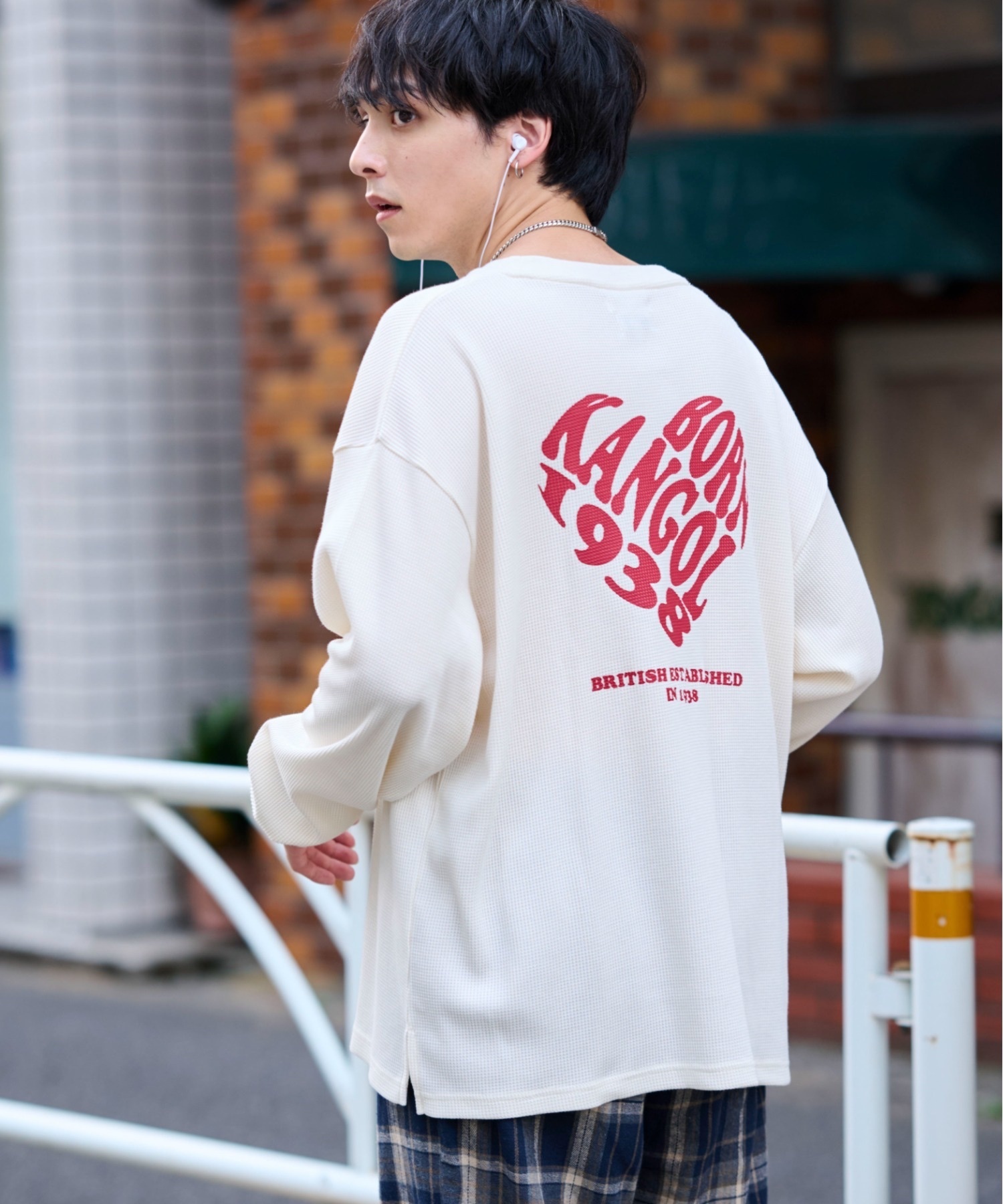 KANGOL / Waffle Long T-Shirt