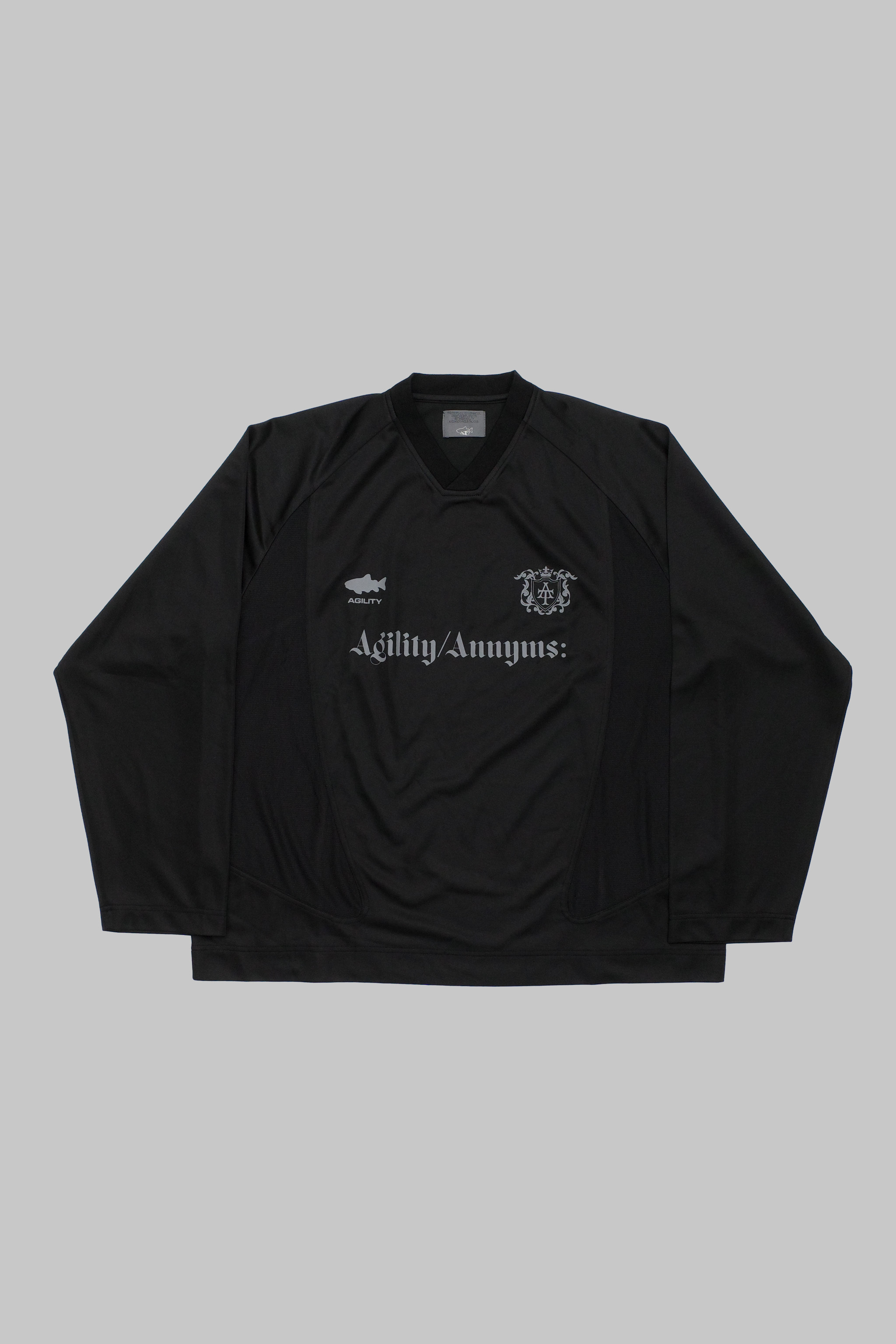 Anonymous Talking x AGILITY｜AA-JS2 – 網眼長袖球衣 (Black)