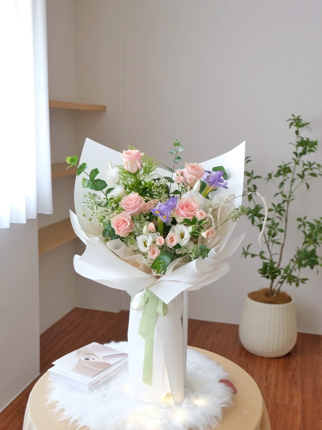 鮮花花束 / 春天的粉紫色