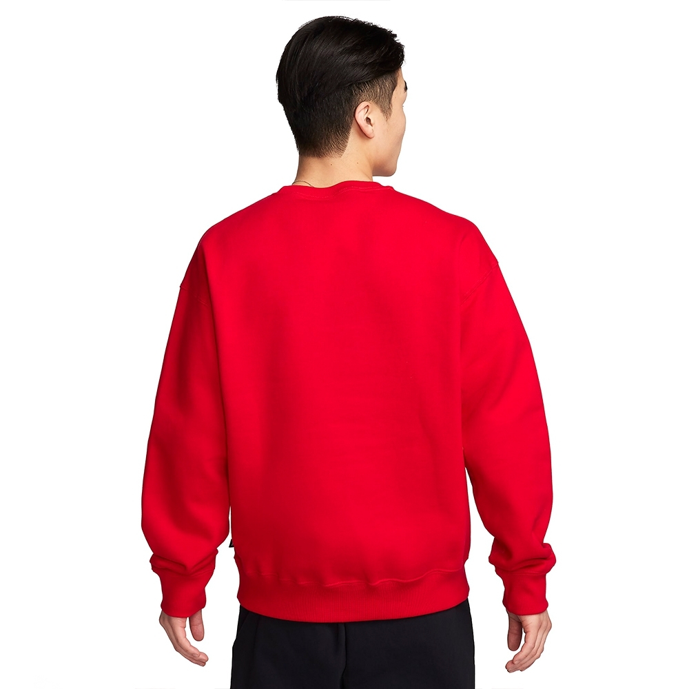 NIKE  AS U NK SB FLC CRW 紅 長袖上衣 大學T 刷毛 FN2550-657