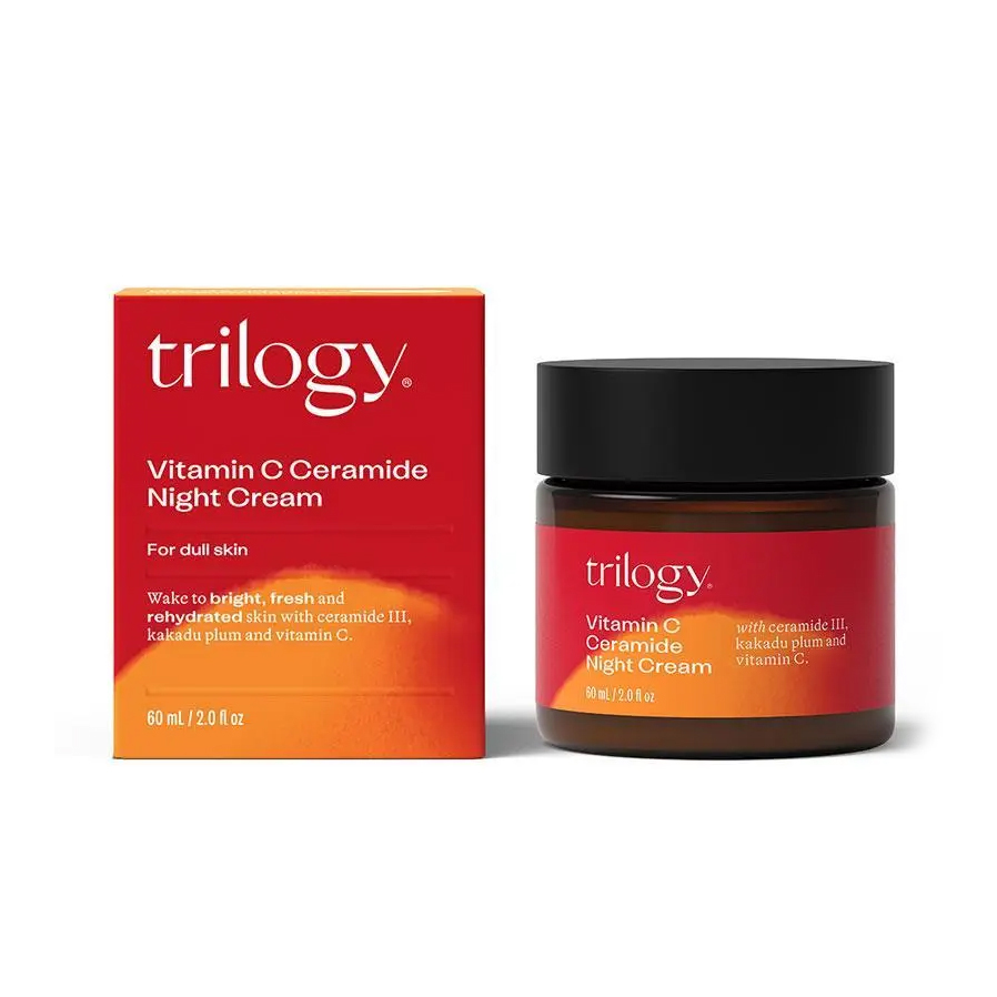 Trilogy Vitamin C Ceramide Night Cream, 60mL