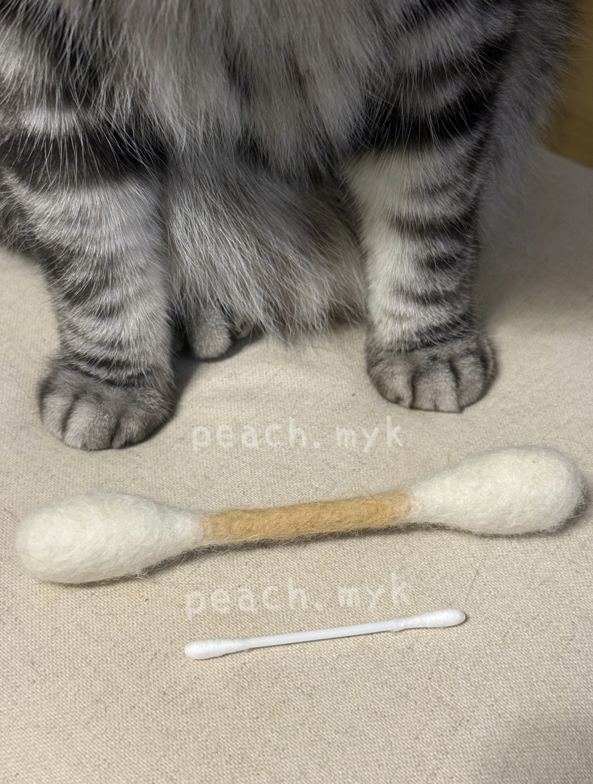 羊毛制貓薄荷棉花棒