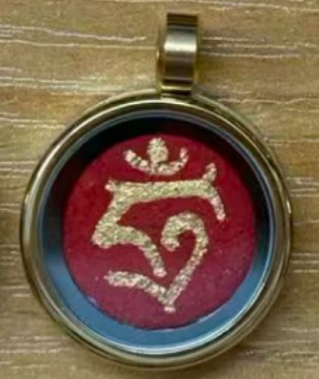 AG260115-Y10-DU251211001-8-12生肖種子字吊咀-不動明王(雞)送 鈦鋼鍊 (3月頭到貨只限尖沙咀門店自取）