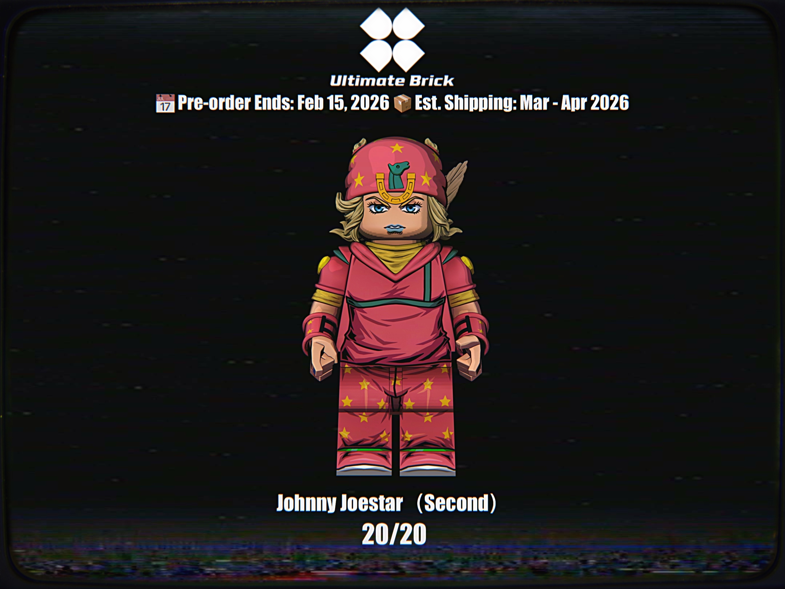 【預訂】【Ultimate Brick】喬尼喬斯達（初代）