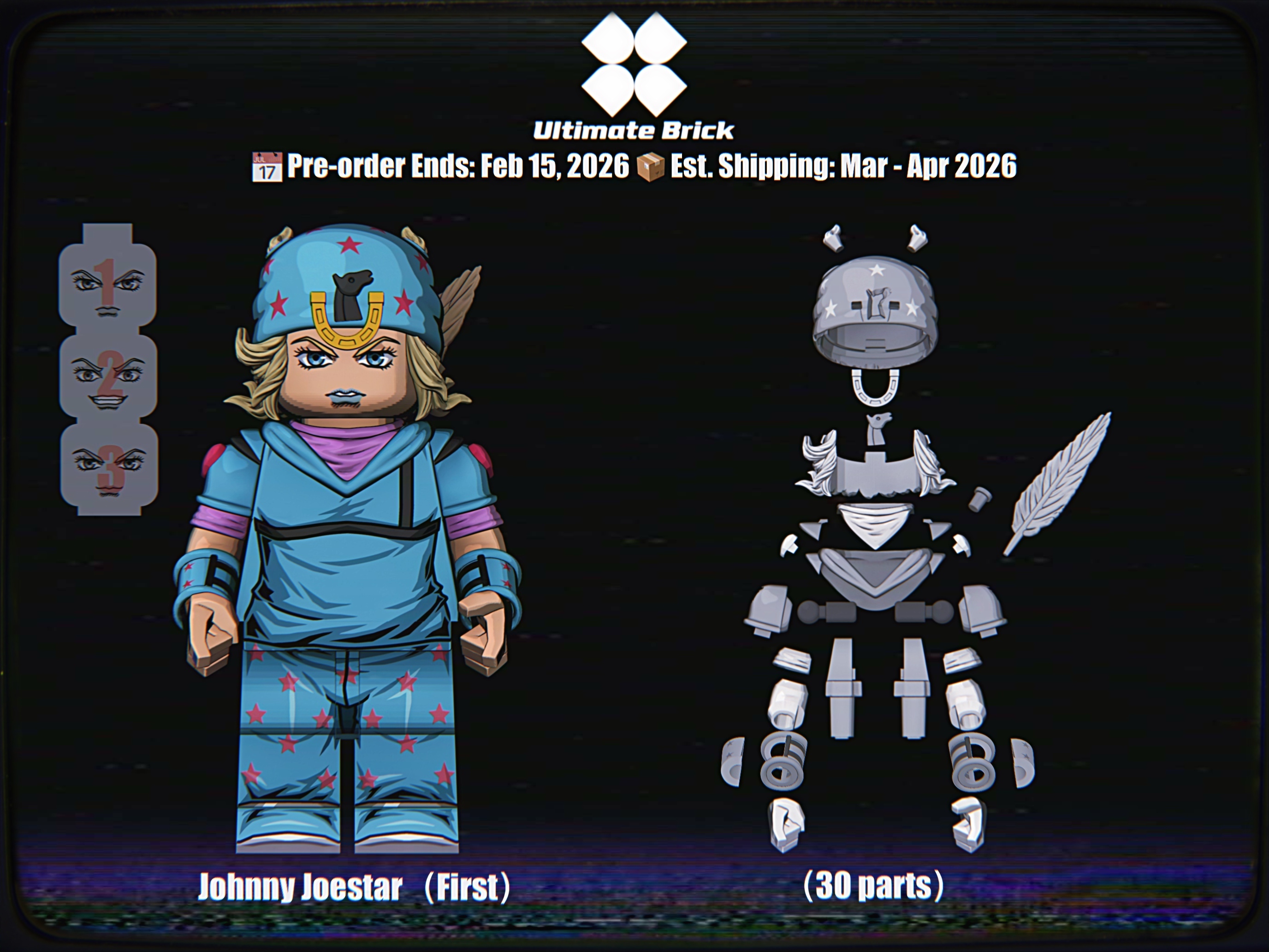【預訂】【Ultimate Brick】喬尼喬斯達（初代）