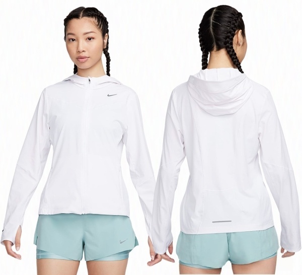 Nike 連帽外套 女裝 抗UV 排汗 白 FB7481-100