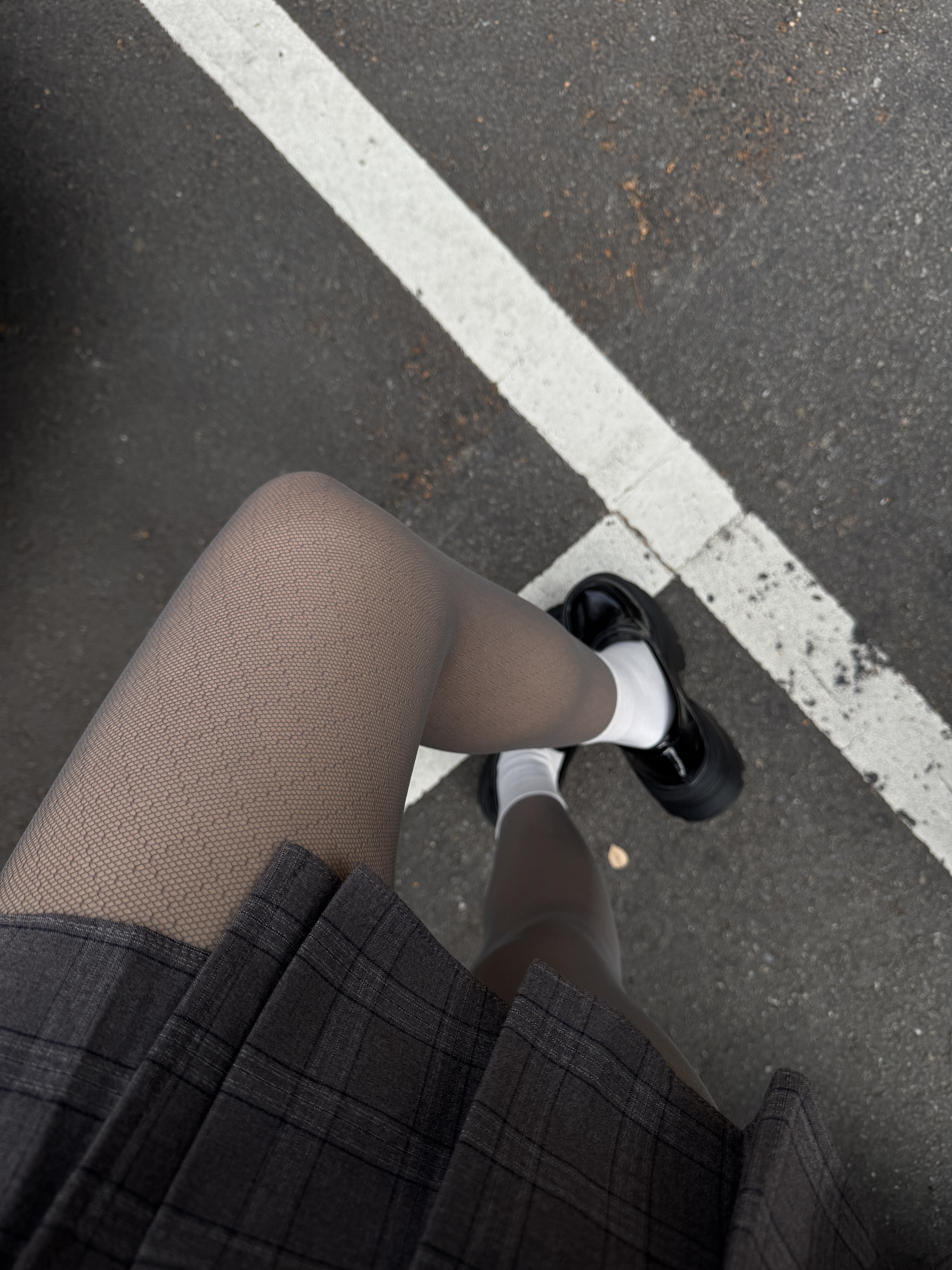 微透矇朧✨辣妹菱格紋絲襪