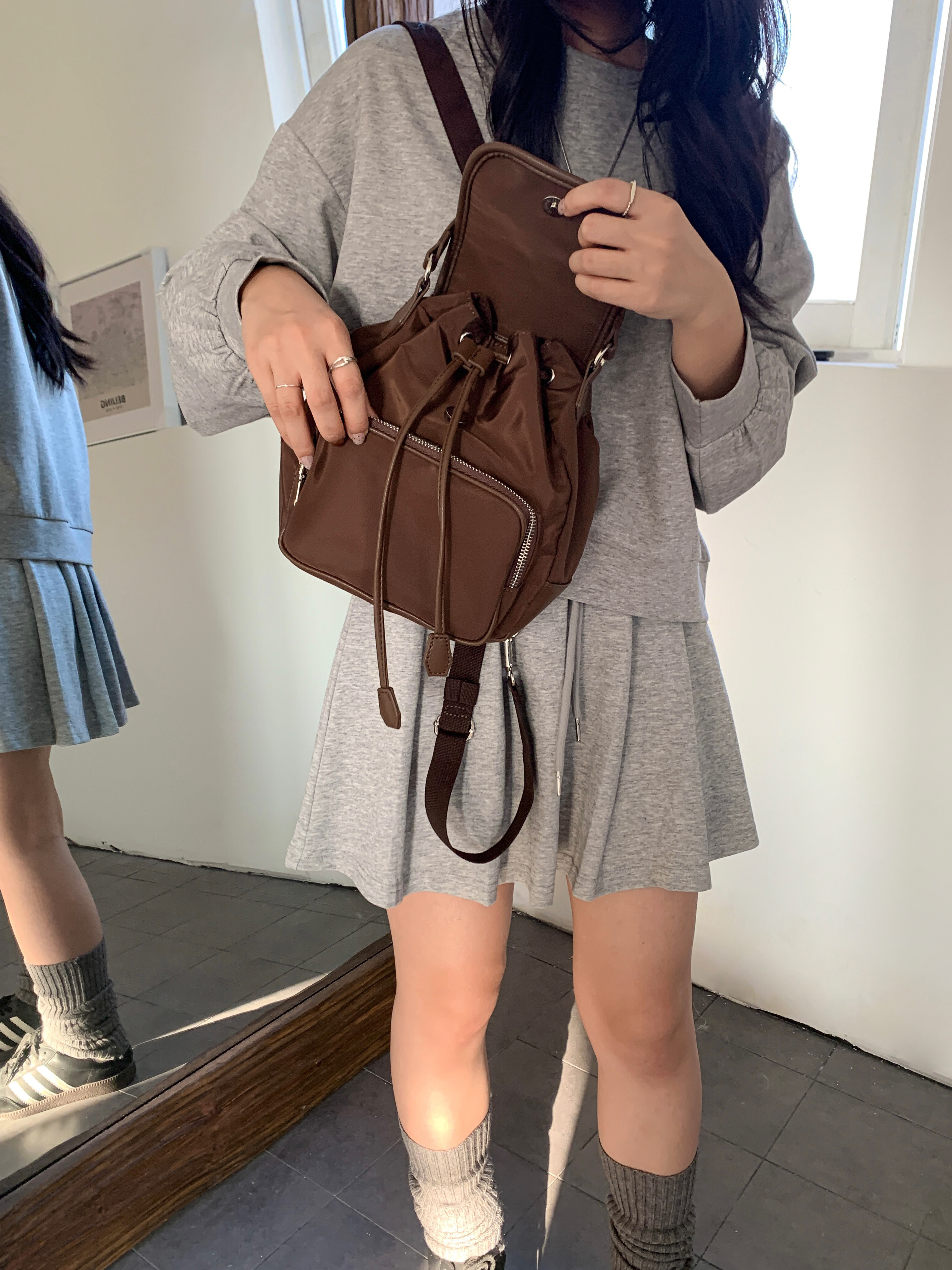 Me.gusta｜Pocket Muse 多口袋抽繩後背包