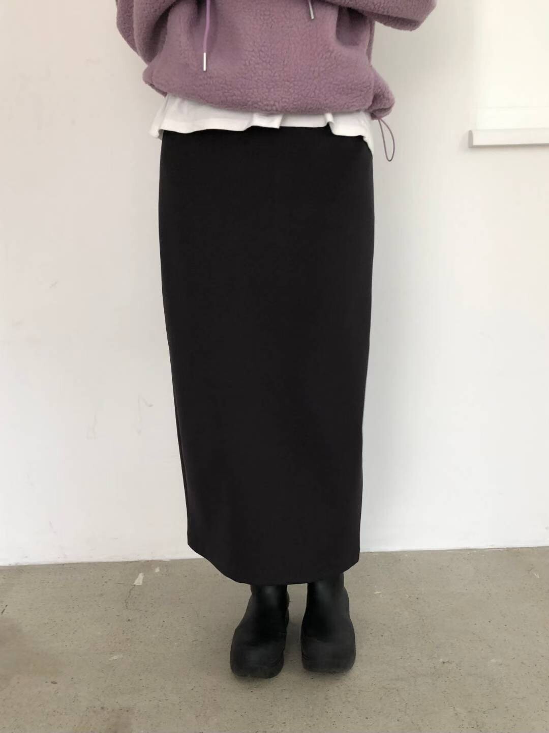 內刷毛西裝包裙