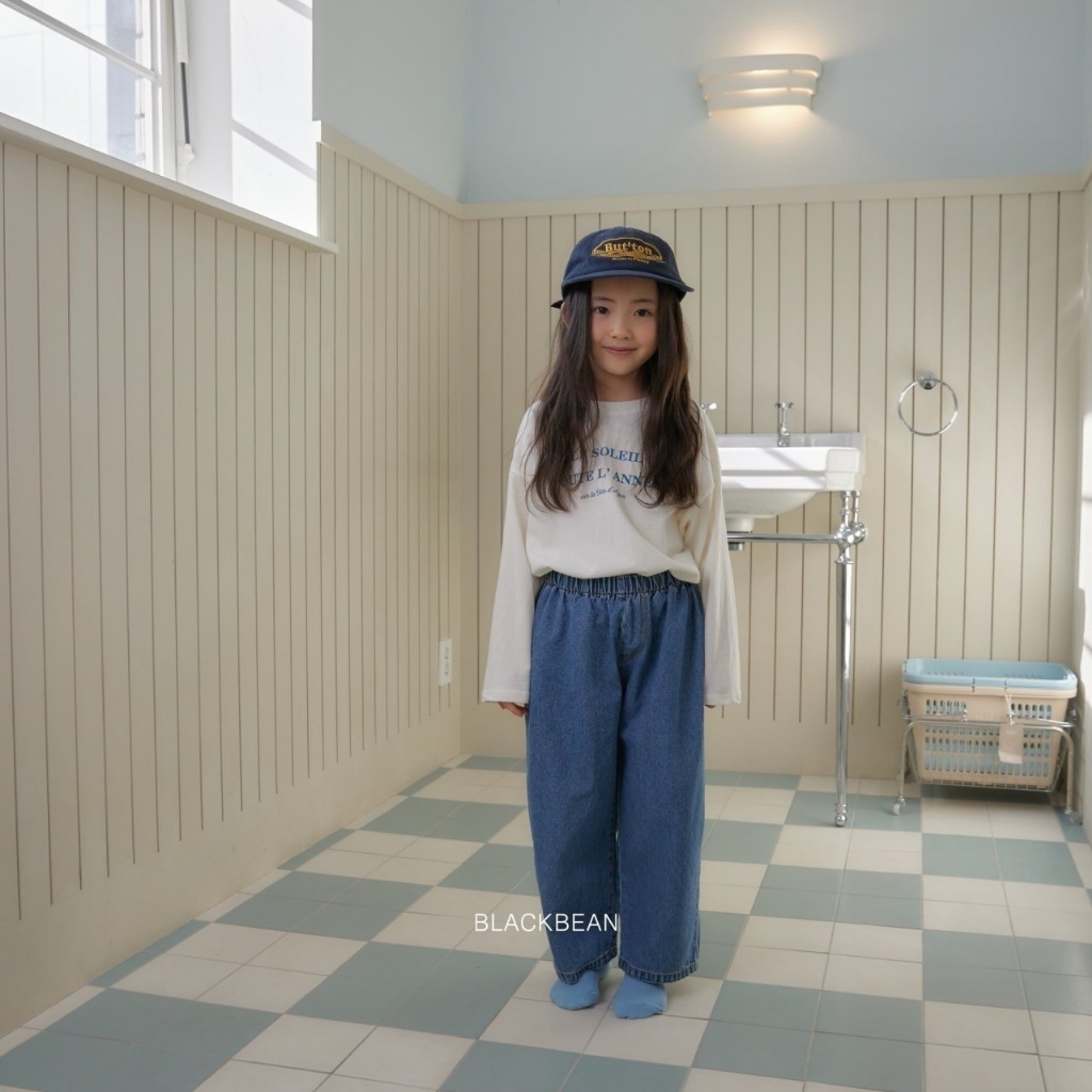 韓國🇰🇷BLACKBEAN 粉白印字T恤(BEBES-M/S-XL)