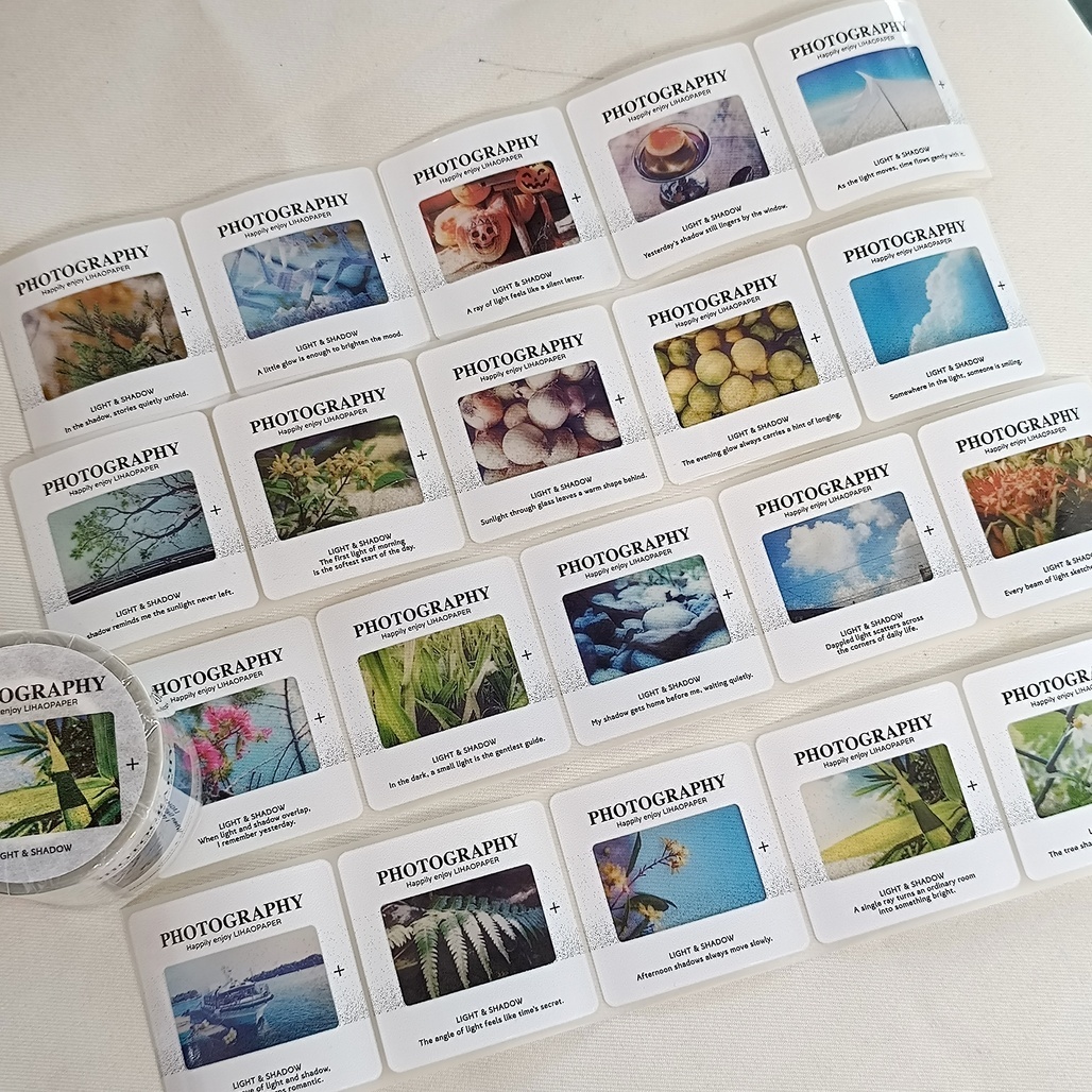 Lihaopaper．光影-111 5cm割型霧面PET <整捲/分裝>