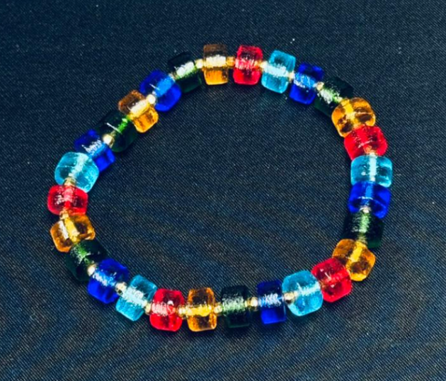 AG260115-Y142-DU251221912-五路財神多寶手串琉璃(需留中文全名，已包大寶法王開光證+布袋和雍和宮開光，不提供開光視頻，3月頭到貨只限尖沙咀門店自取）