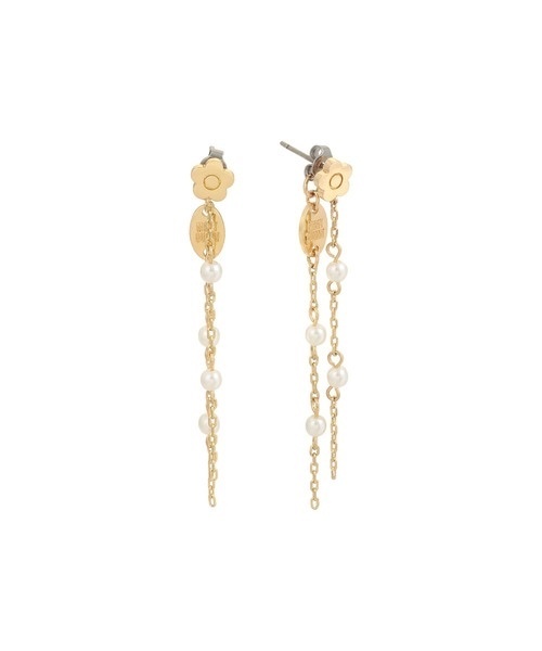 MARY QUANT / Station Pearl Earrings