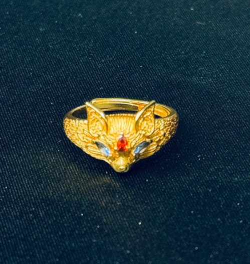 AG260115-Y130-DU250814001-狐仙戒指(開口戒指)(需留中文全名，已包大寶法王開光證+布袋和雍和宮開光，不提供開光視頻，3月頭到貨只限尖沙咀門店自取）