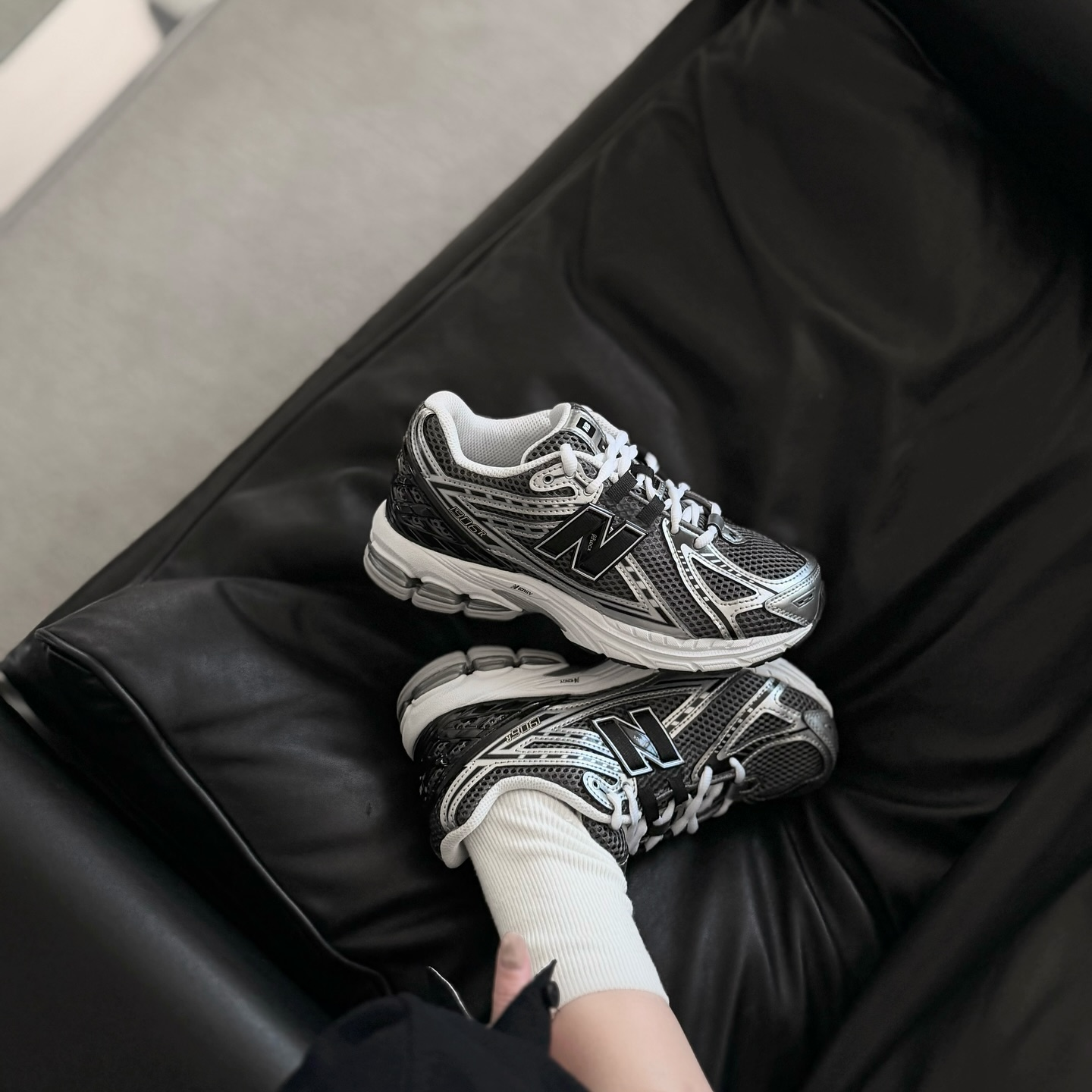 NEW BALANCE 1906R 女生大童 銀影黑 [NEW!]