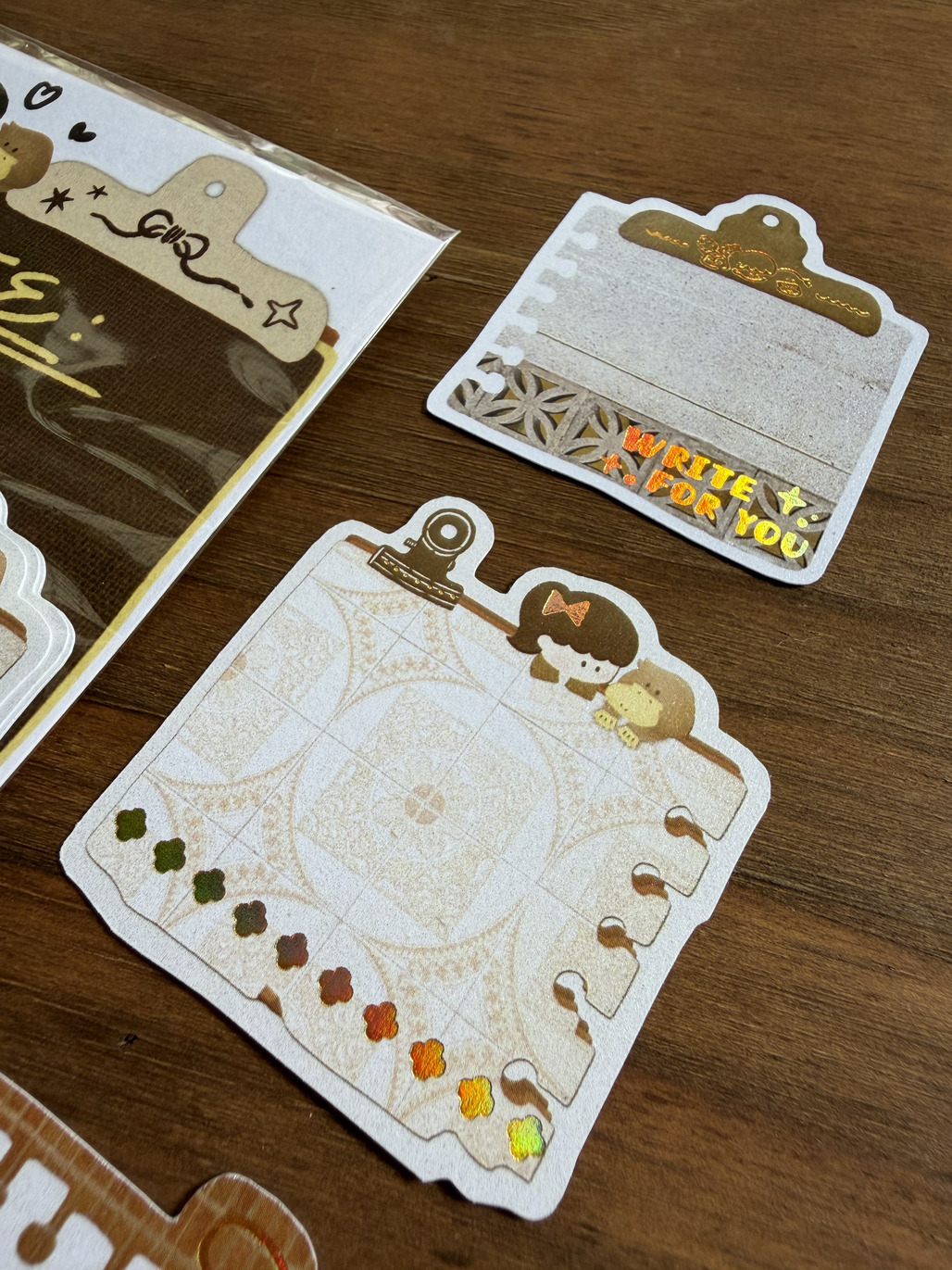 fafa製造所．NOTE 燙金貼紙包