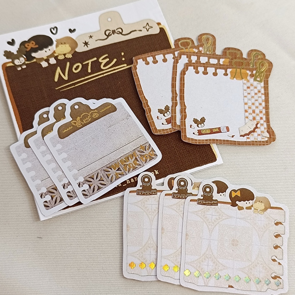 fafa製造所．NOTE 燙金貼紙包