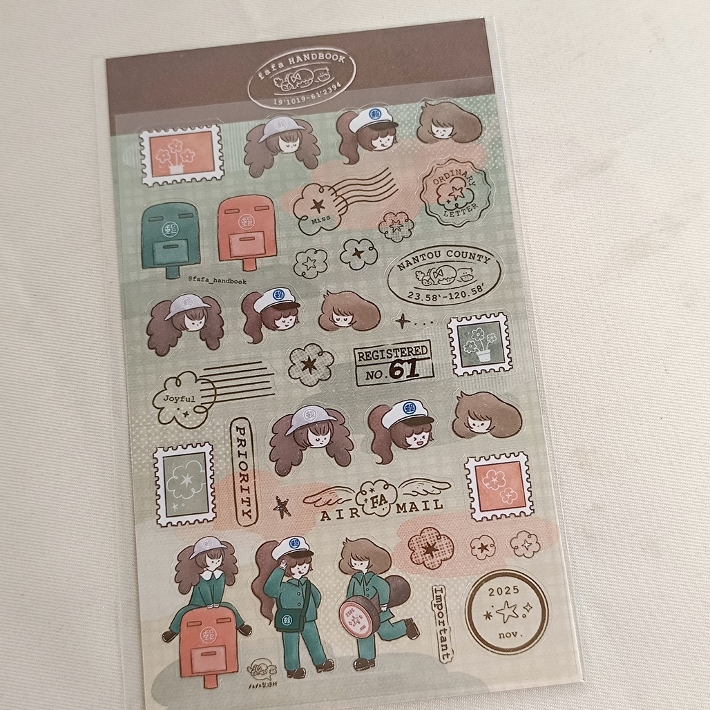 fafa製造所．小信差 PET貼紙