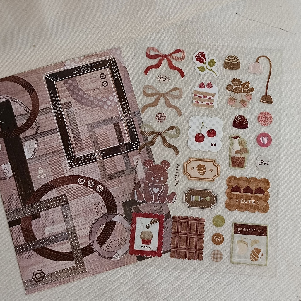 fafa製造所．小物件 水晶轉印貼紙