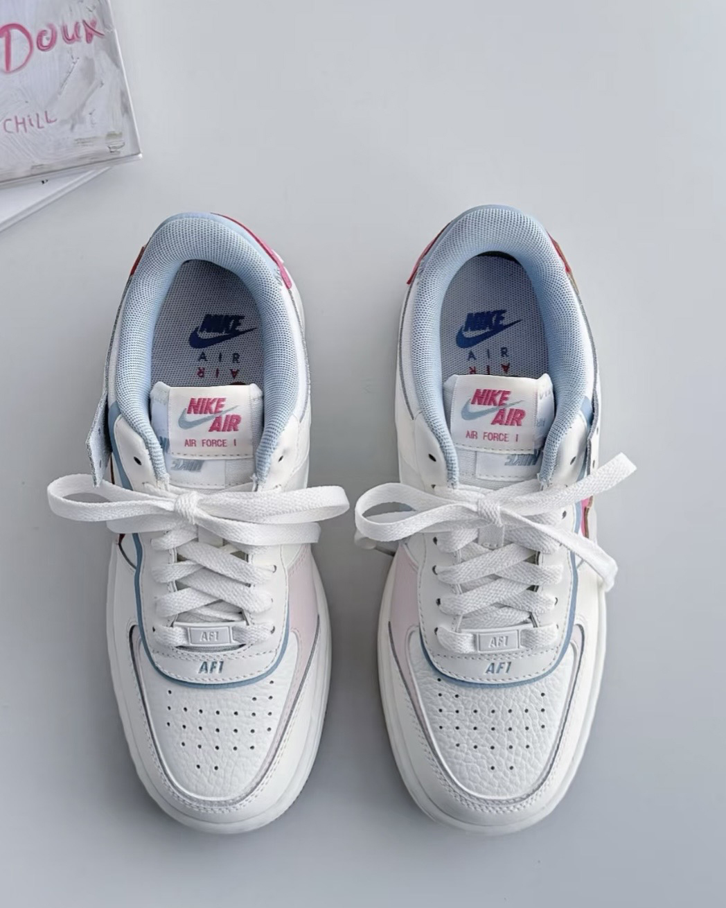 NIKE AIR FORCE 1 SHADOW AF1 2026年 情人節限定 奶油色 櫻花粉 寶寶藍 粉紫 天鵝絨 愛心 愛心鎖 蝴蝶結 女鞋 IQ9803-161 / 預購