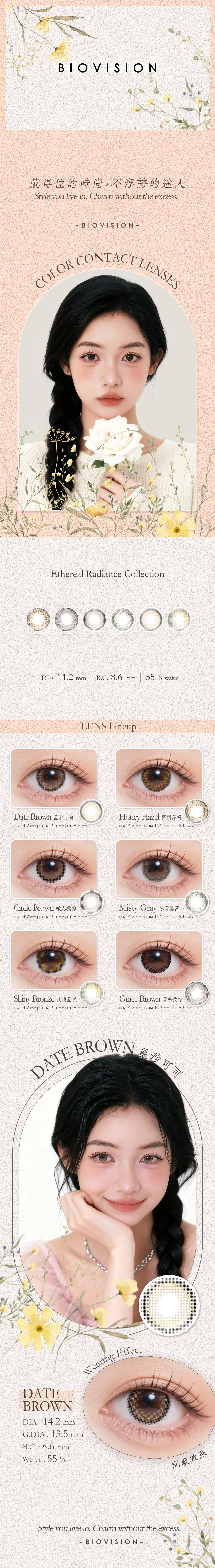 台塑生醫,彩色日拋,星砂可可