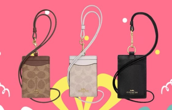 【現貨】COACH H011652 掛頸卡套