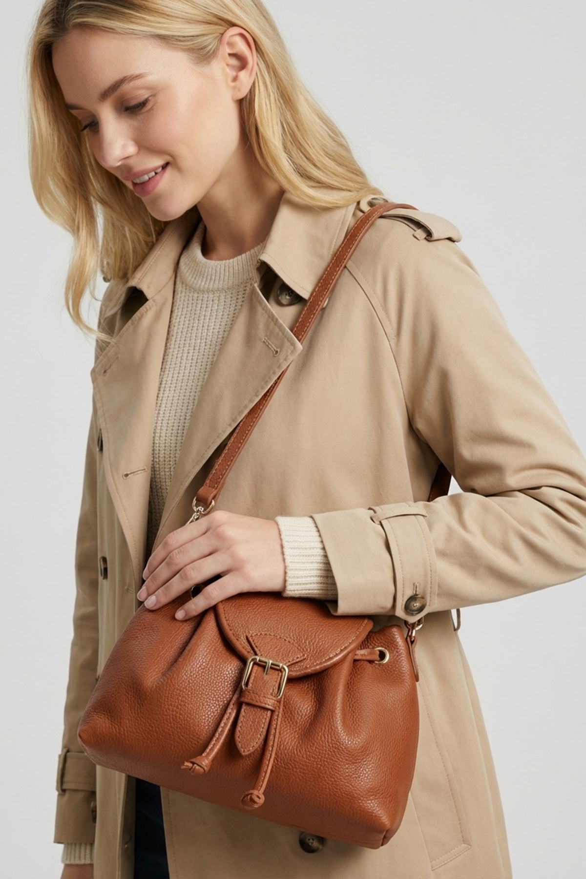 Cherry Paris Leather PATRICIA - 4196 Cognac 啡色