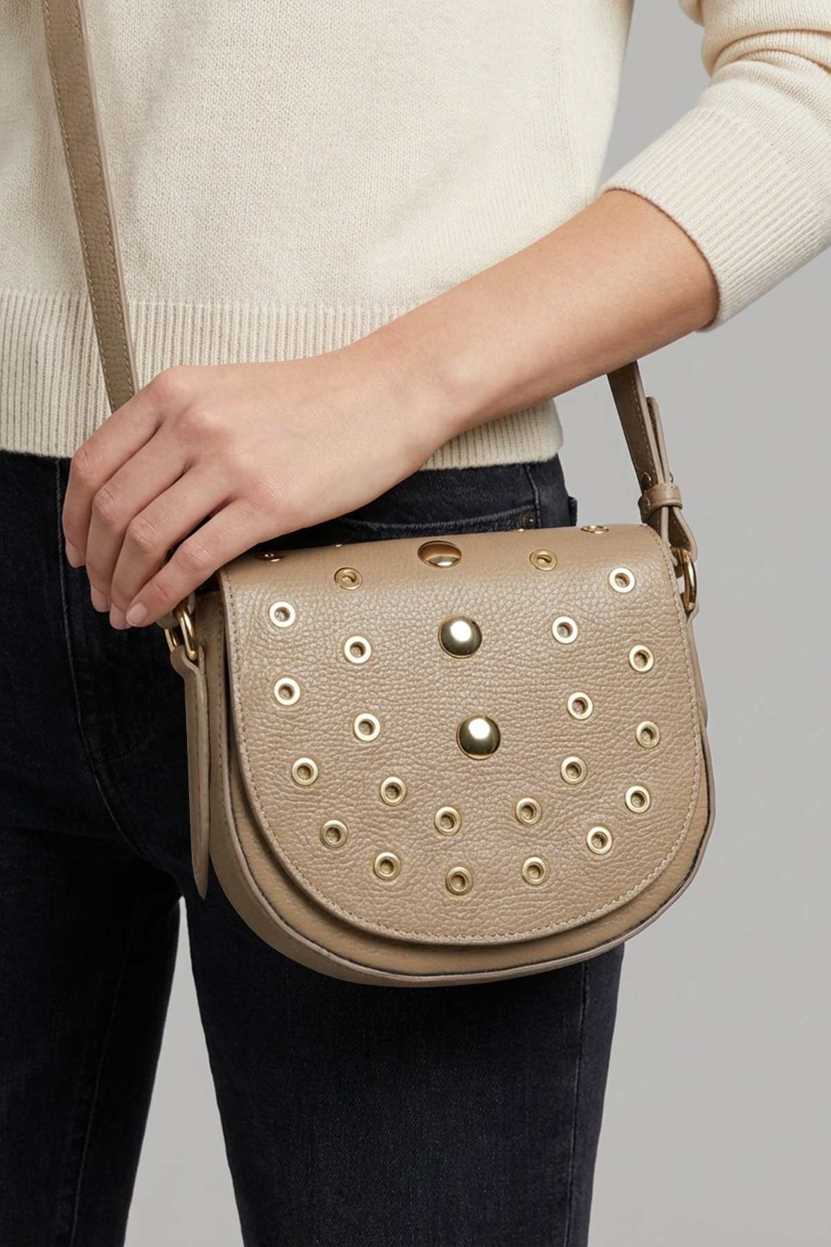 Cherry Paris Leather CONNIE - 4200 Taupe 褐色