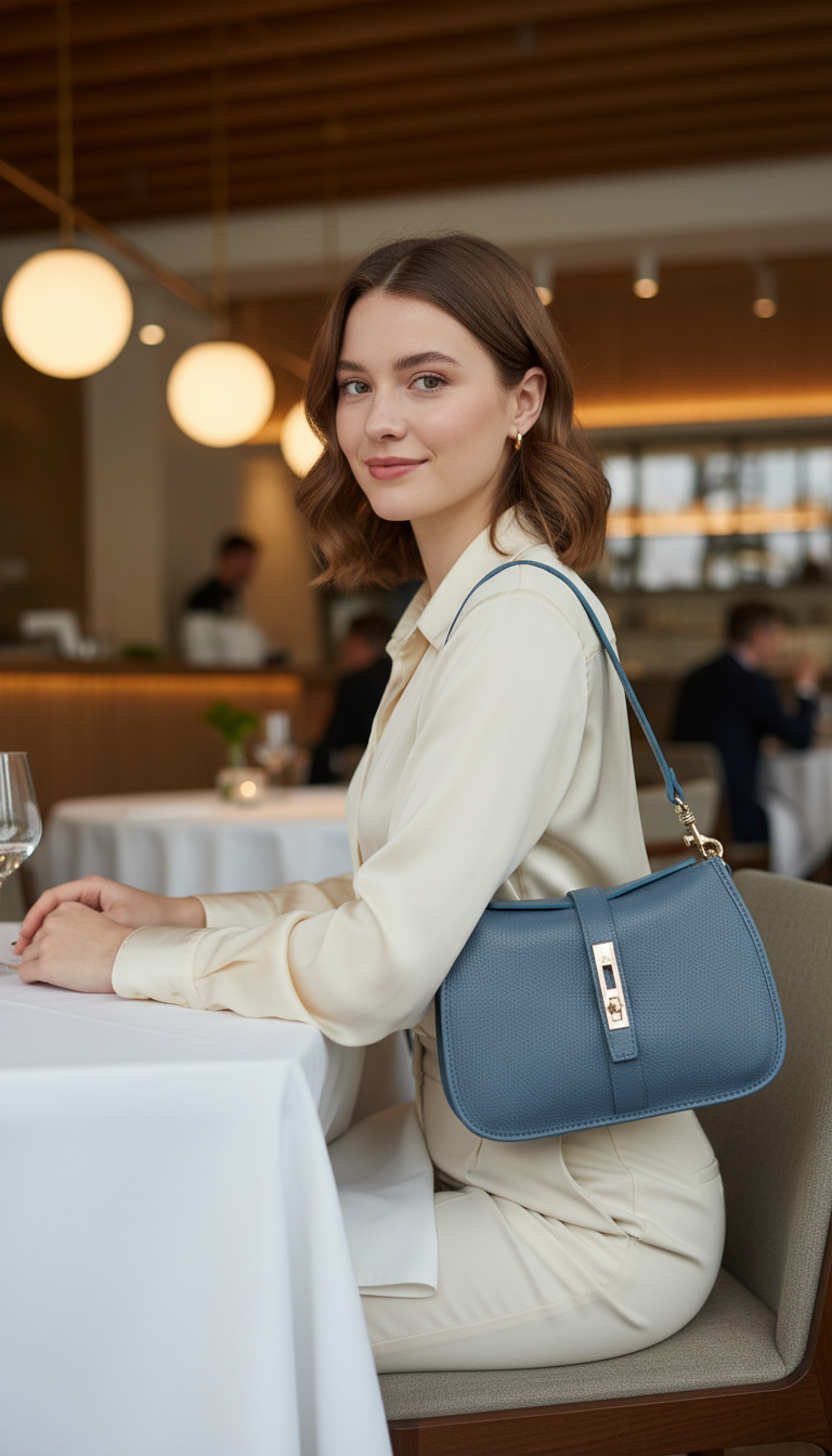 Cherry Paris Leather CERISE - 4203 Jean 淺藍