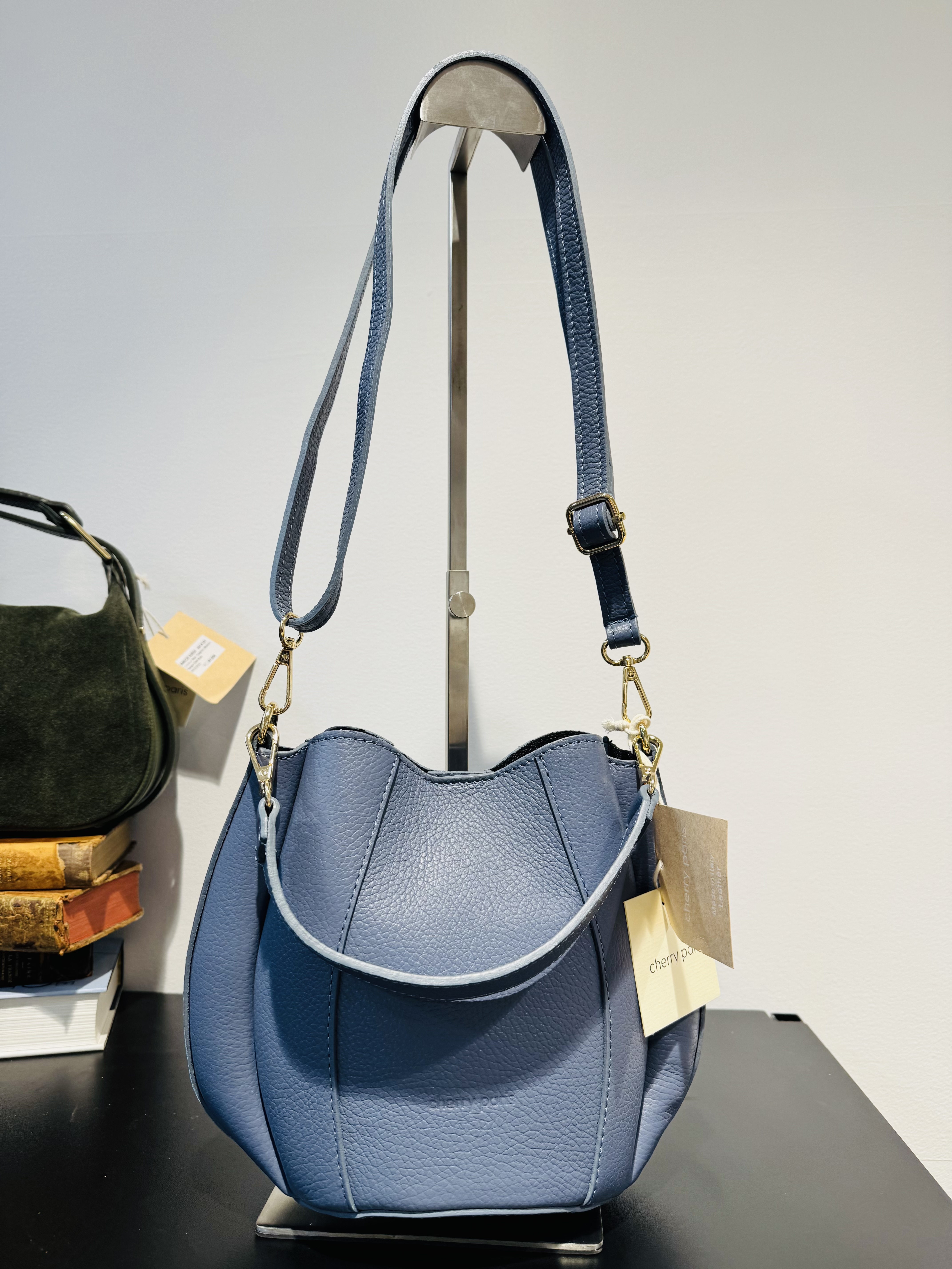 Cherry Paris Leather ODÉLIA - 4204 Jean 淺藍