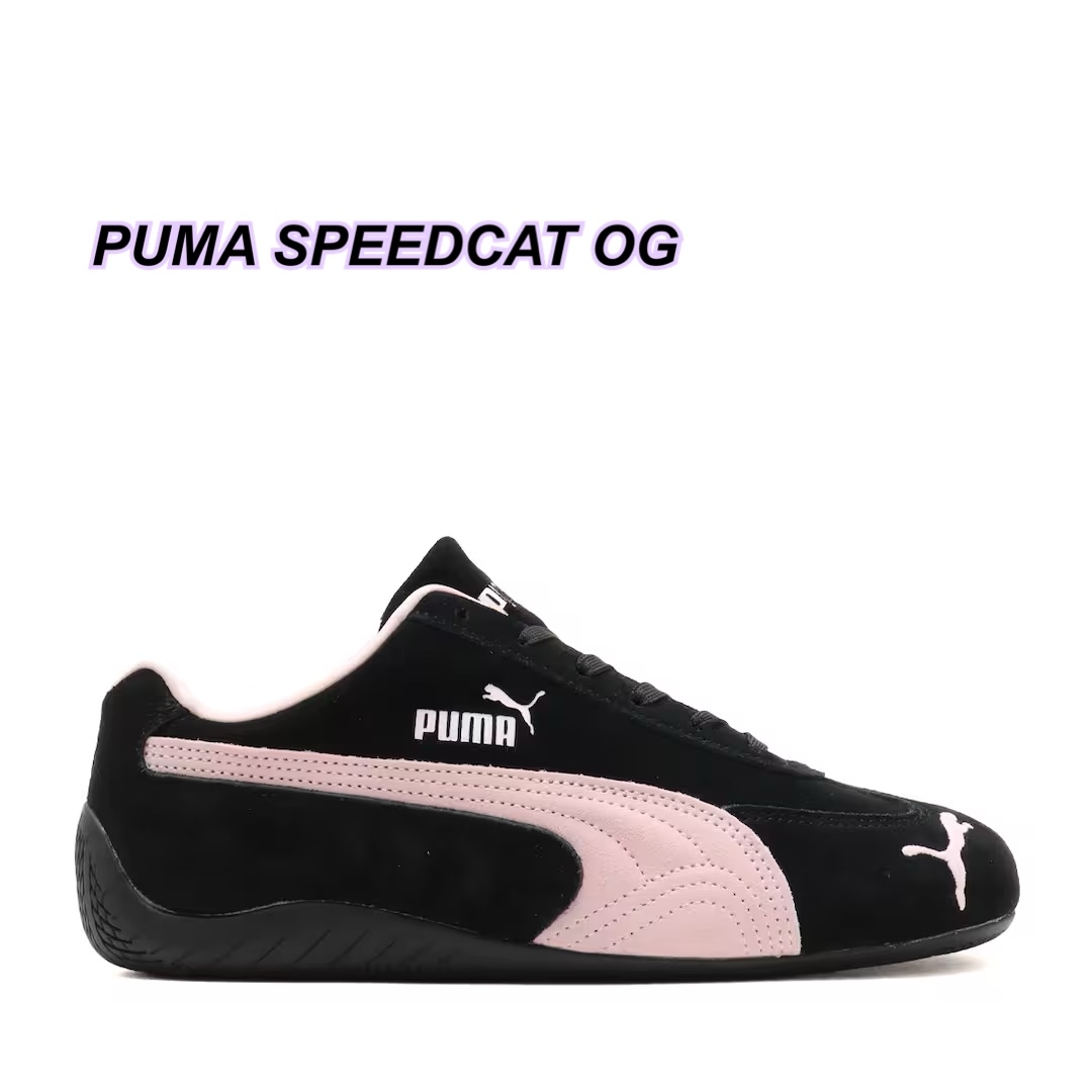 PUMA SPEEDCAT OG 黑/ 粉波鞋