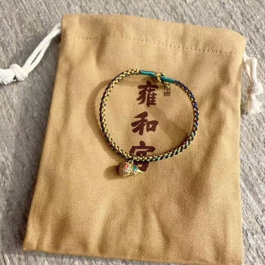 雍和宮福祿壺蘆手繩（已開光） -M