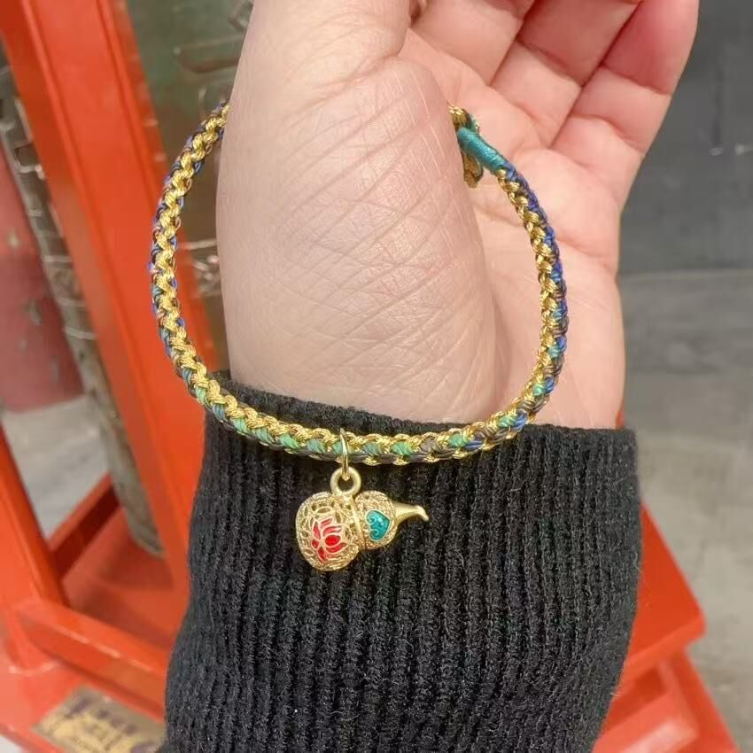 雍和宮福祿壺蘆手繩（已開光） -M