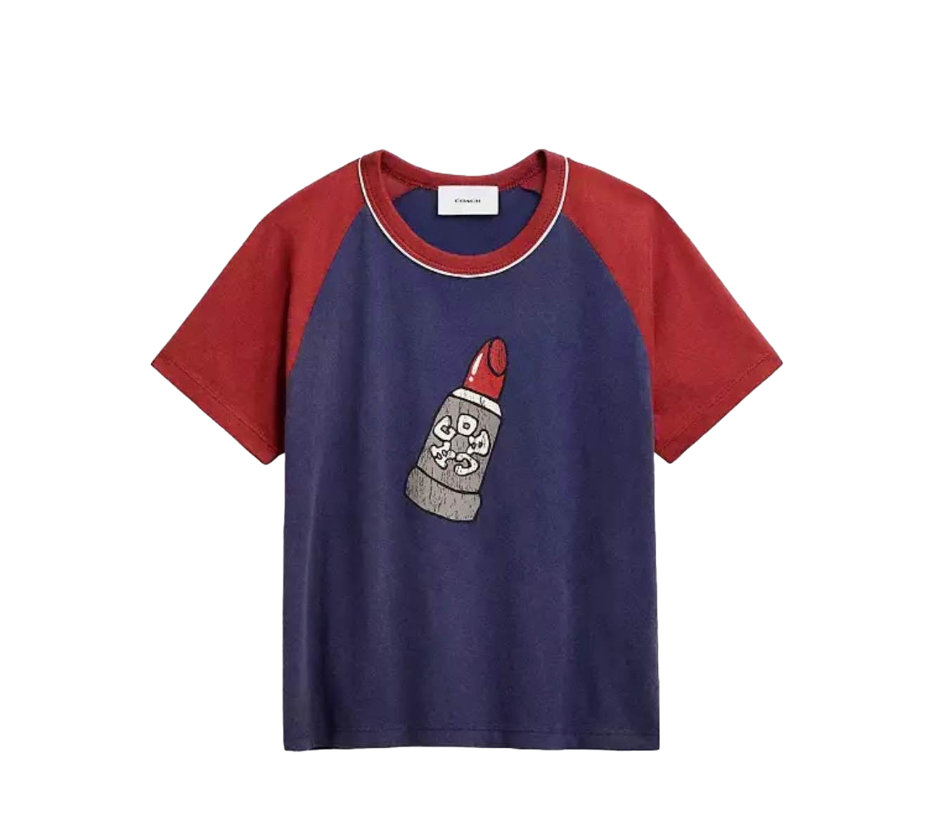 【Coach】Coach Lipstick T Shirt  藍