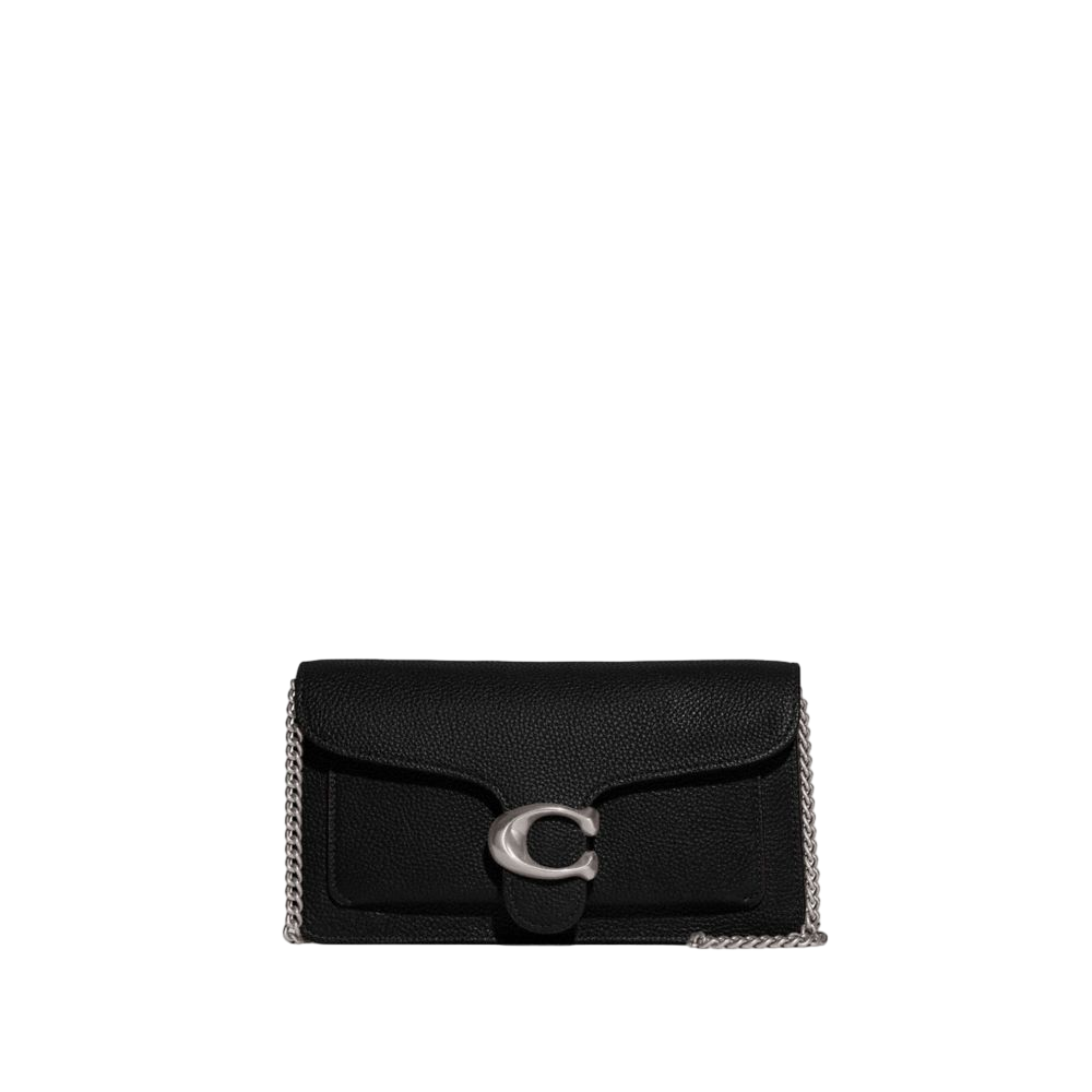 【Coach】Tabby Chain Clutch  銀