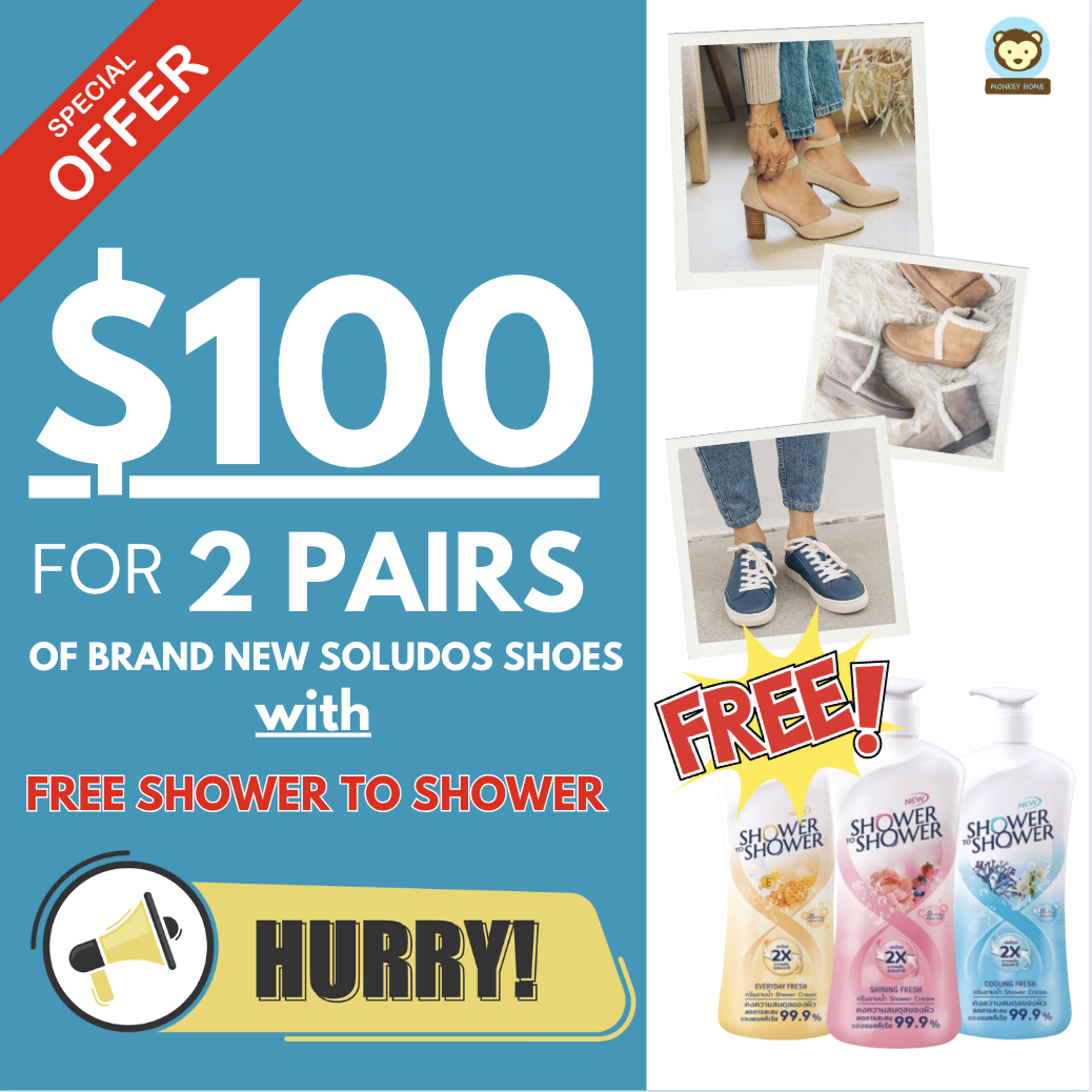 Soludos Shoes (2 pairs) with Free shower to shower